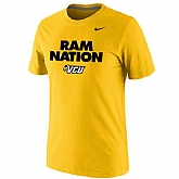 VCU Rams Nike Selection Sunday WEM T-Shirt - Gold
